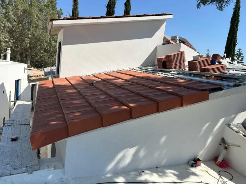 Установка новых материалов